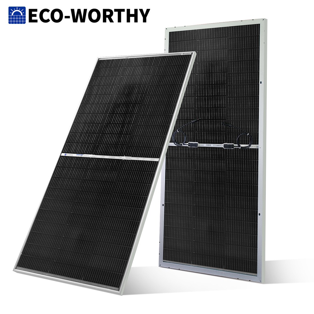 Solar Panel 200W - ECO-WORTHY Panel solar bifacial tipo N