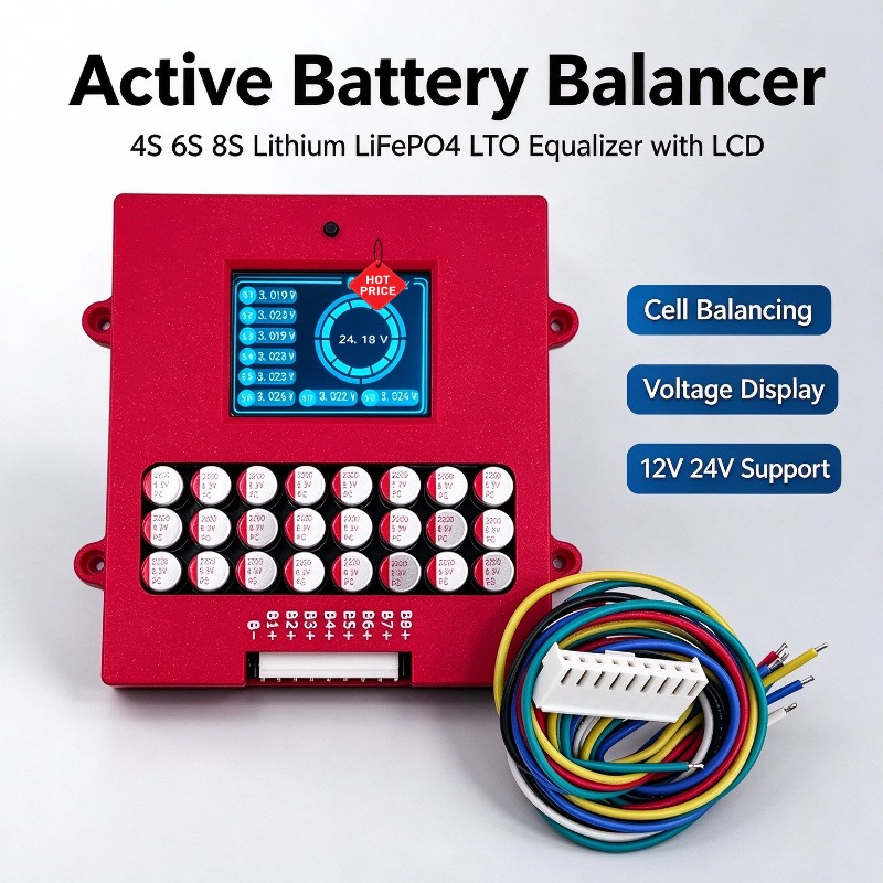 Lithium Battery 12V - Placa ecualizadora de baterías de litio/LiFePO4