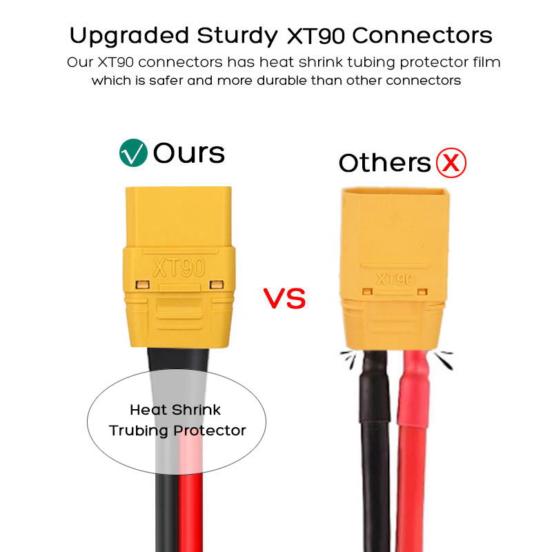 Cable XT90 Macho a XT90 Hembra - Outdoor Power Station reseña y precio