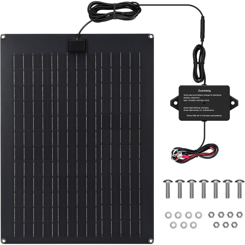Cargador y Mantenedor de Bater - Solar Panel reseña y precio